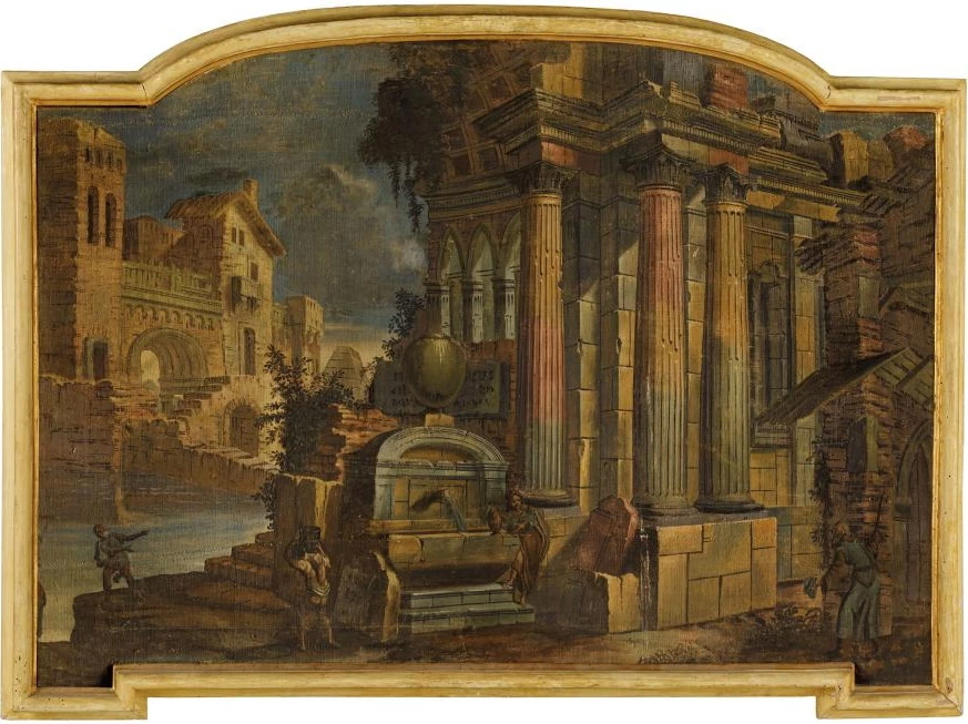 Capriccio architettonico - attribuito